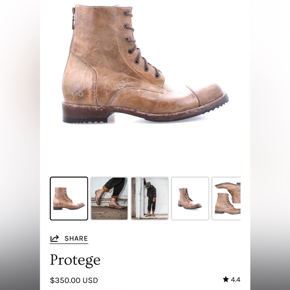 BED STU Protege boots size 12 Bed|Stū